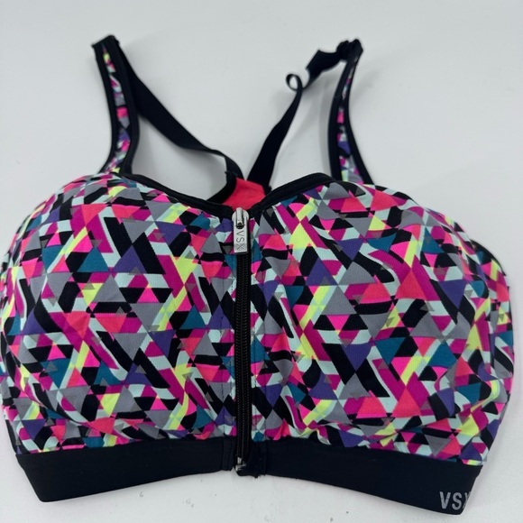 Victoria’s Secret VSX Knockout Front Zip Full Support Sports Bra - Picture 1 of 10